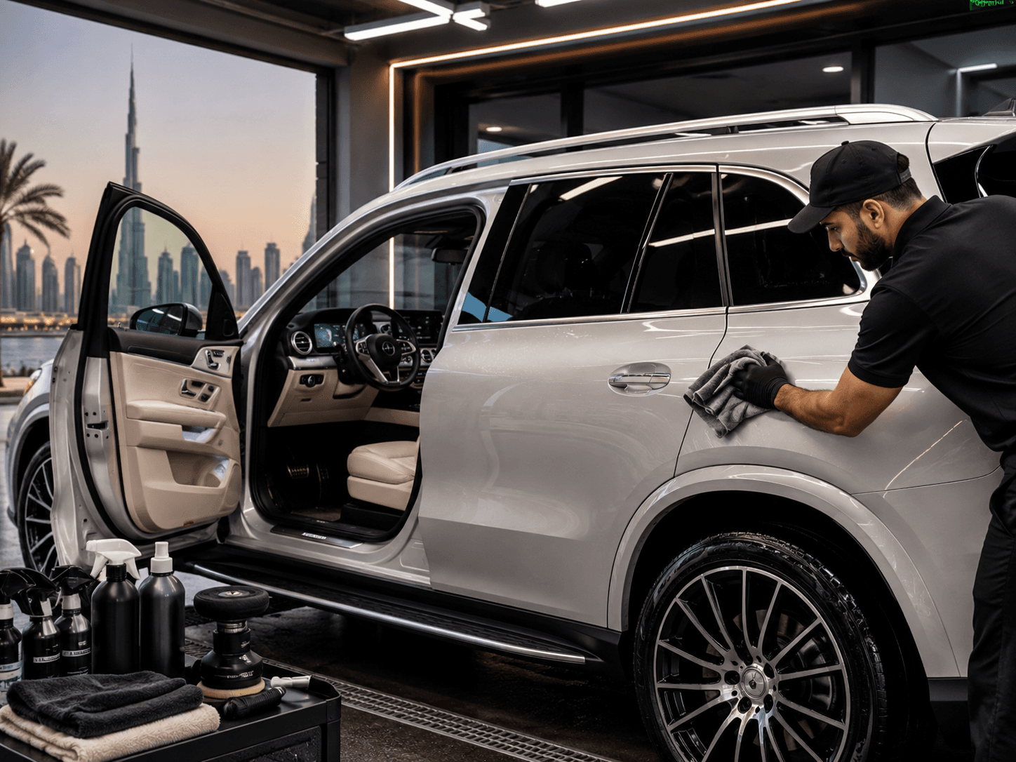 Car detailing price in Dubai — Pure Touch UAE package pricing 2026